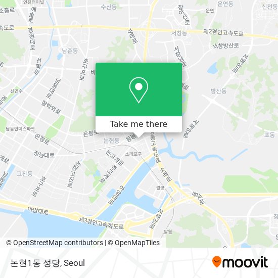 논현1동 성당 map