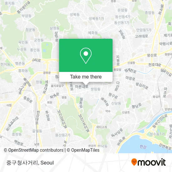 중구청사거리 map