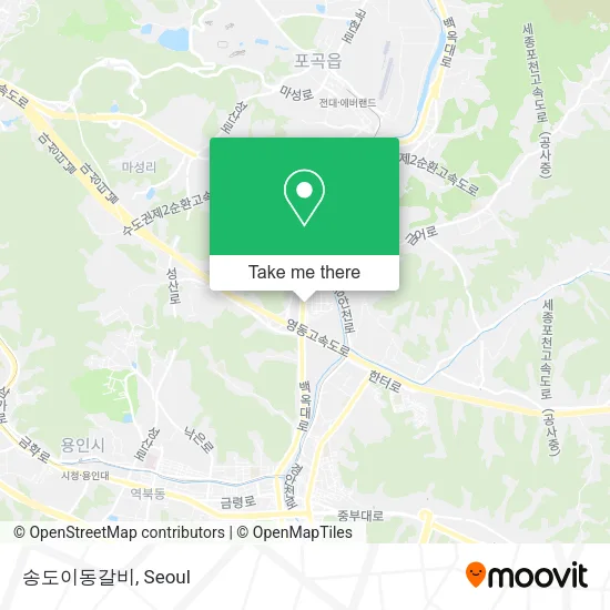 송도이동갈비 map