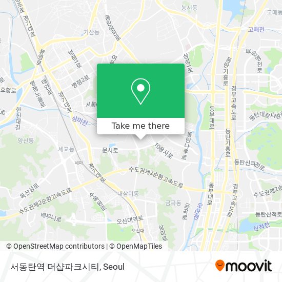 서동탄역 더샵파크시티 map