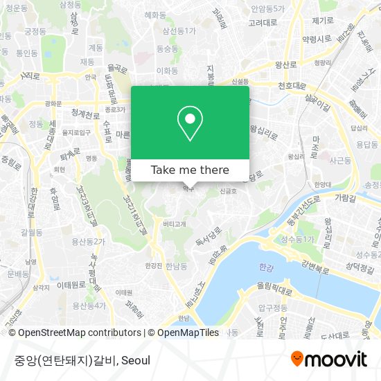 중앙(연탄돼지)갈비 map