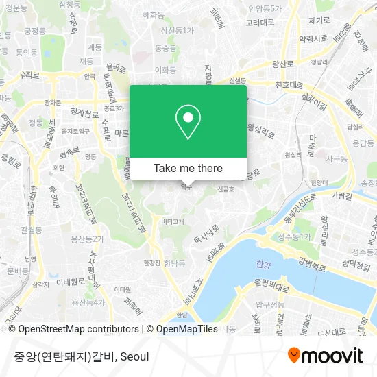 중앙(연탄돼지)갈비 map