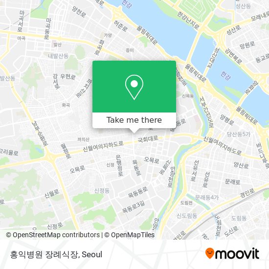 홍익병원 장례식장 map