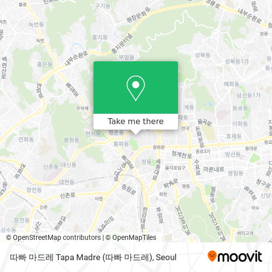 따빠 마드레 Tapa Madre map