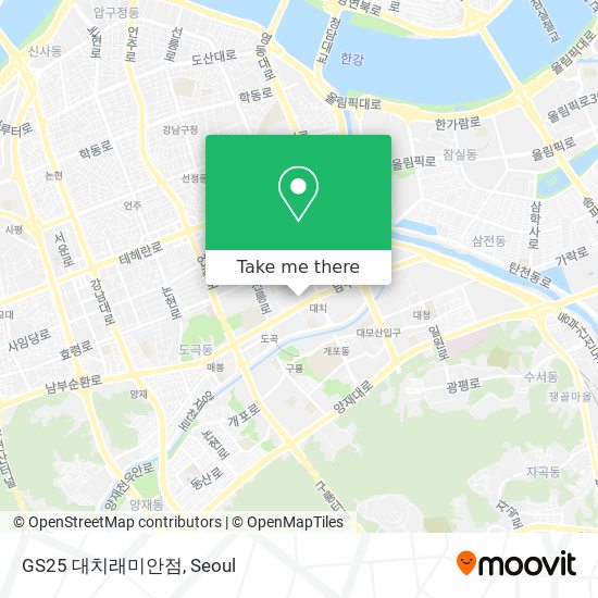 GS25 대치래미안점 map