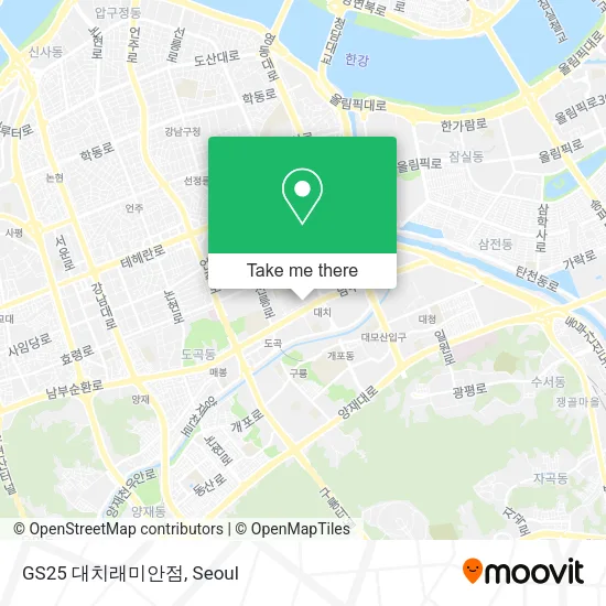 GS25 대치래미안점 map