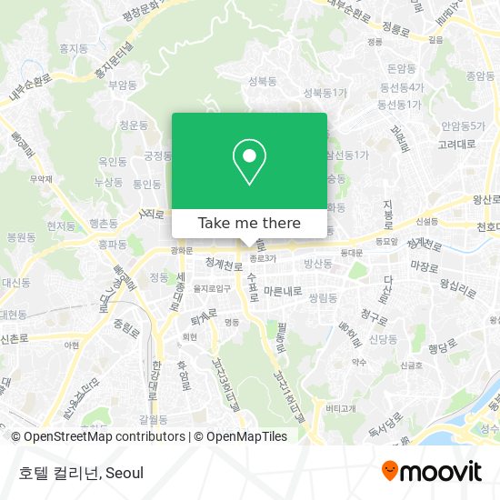 호텔 컬리넌 map