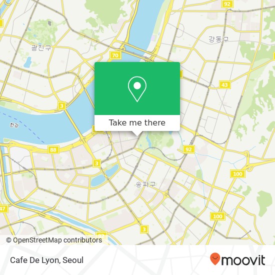 Cafe De Lyon map