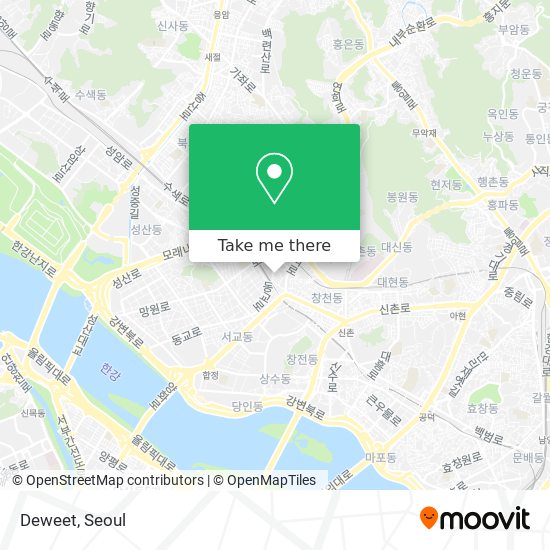 Deweet map