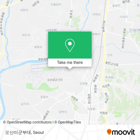 오산미군부대 map