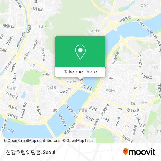 한강호텔웨딩홀 map