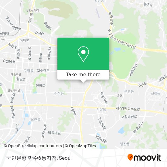 국민은행 만수6동지점 map