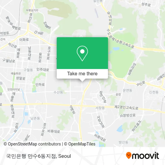국민은행 만수6동지점 map