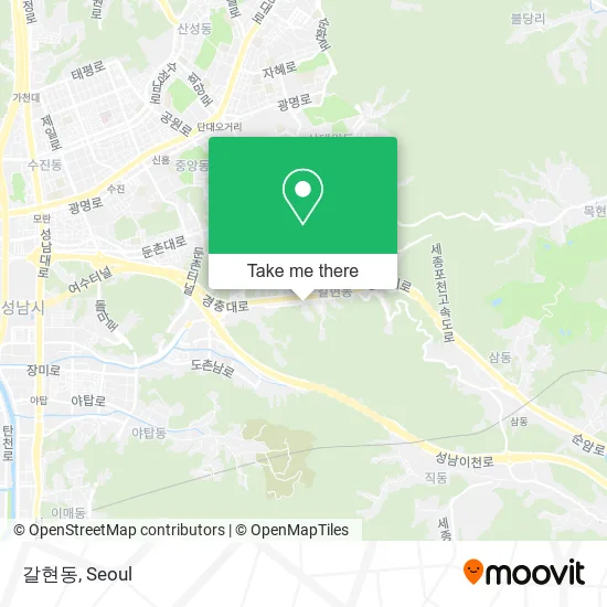 갈현동 map