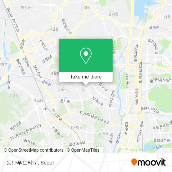 동탄푸드타운 map