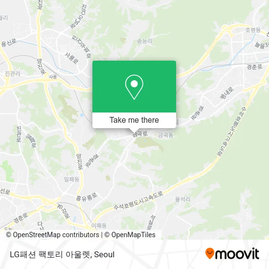 LG패션 팩토리 아울렛 map