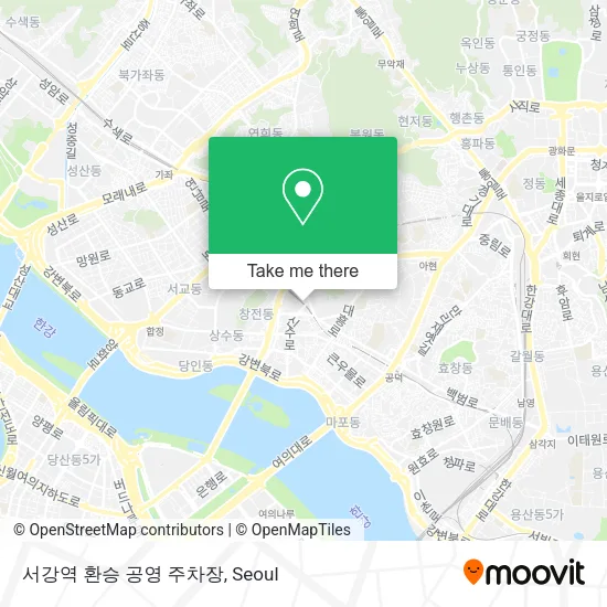 서강역 환승 공영 주차장 map