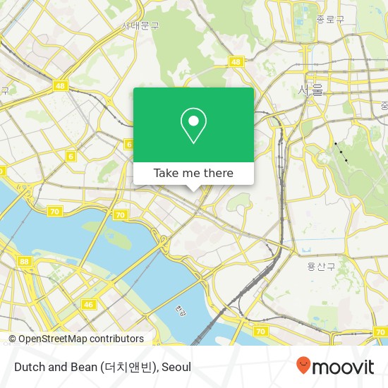 Dutch and Bean (더치앤빈) map