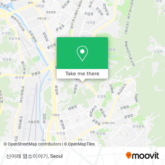 산아래 염소이야기 map