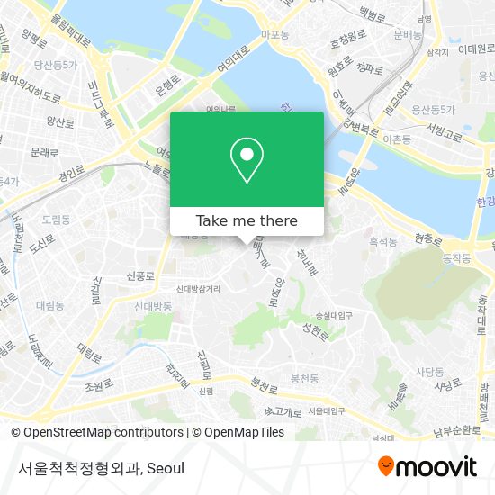 서울척척정형외과 map