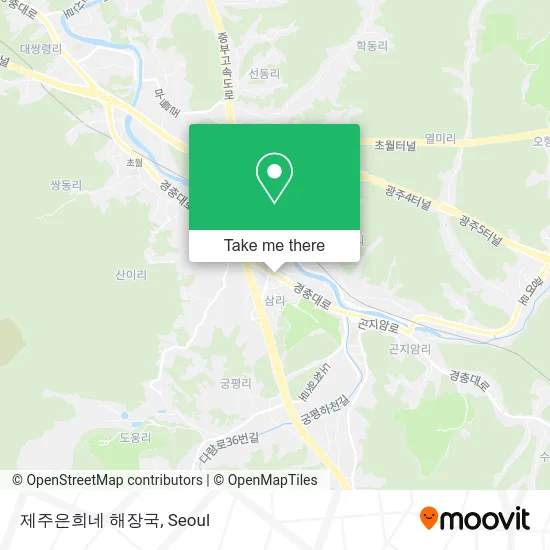 제주은희네 해장국 map