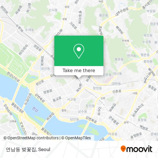 연남동 벚꽃집 map