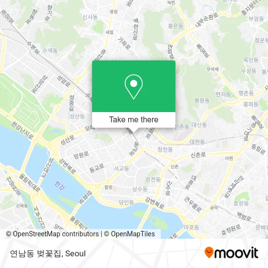 연남동 벚꽃집 map