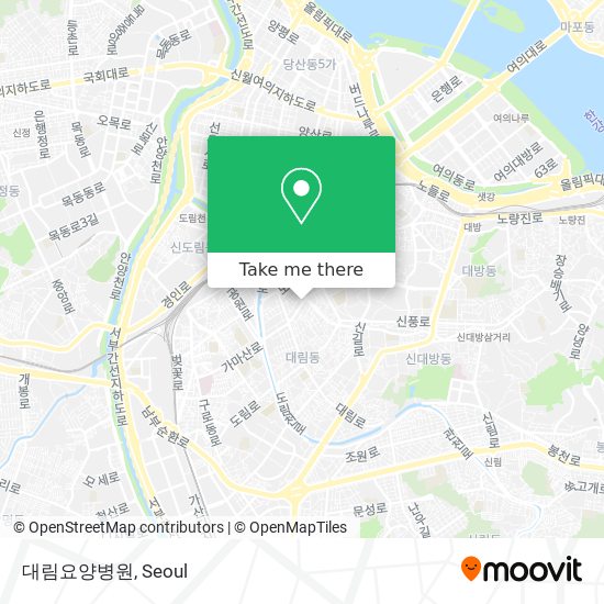 대림요양병원 map