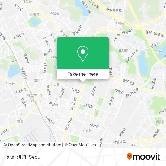 한화생명 map