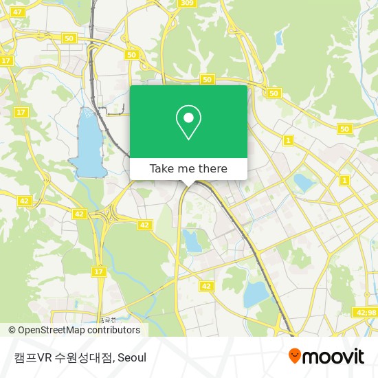 캠프VR 수원성대점 map