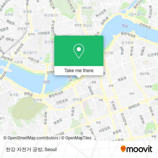 한강 자전거 공방 map