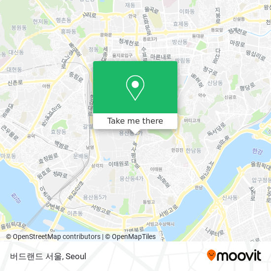 버드랜드 서울 map