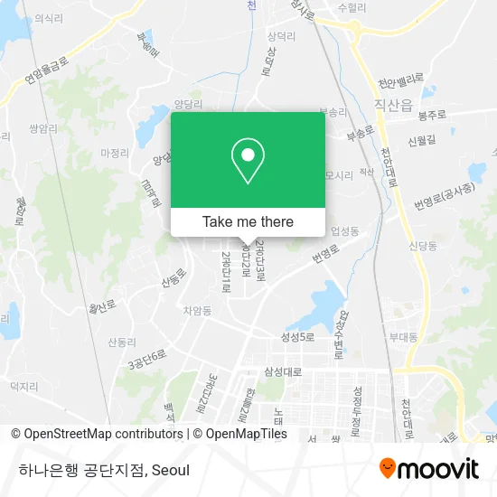 하나은행 공단지점 map