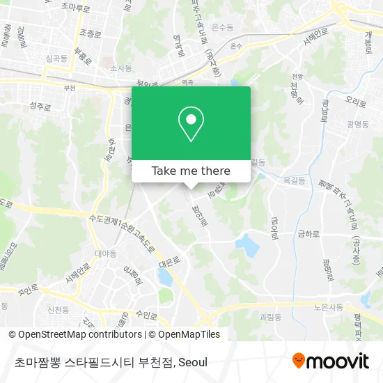초마짬뽕 스타필드시티 부천점 map