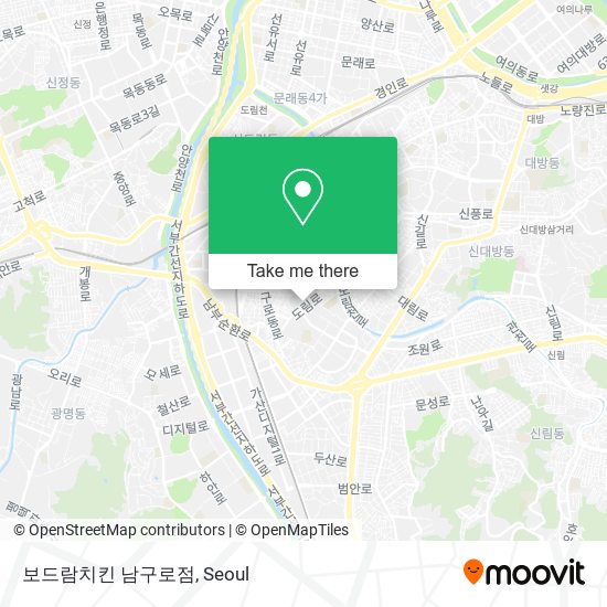 보드람치킨 남구로점 map