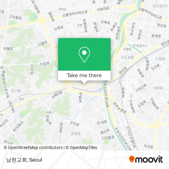 남현교회 map