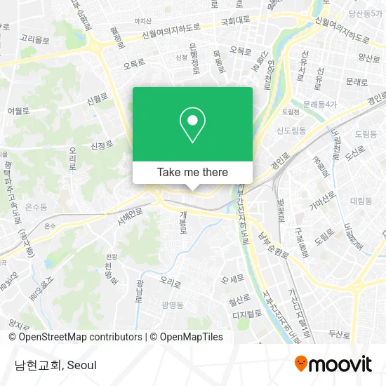 남현교회 map