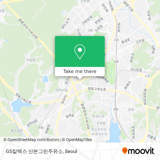 GS칼텍스 산본그린주유소 map
