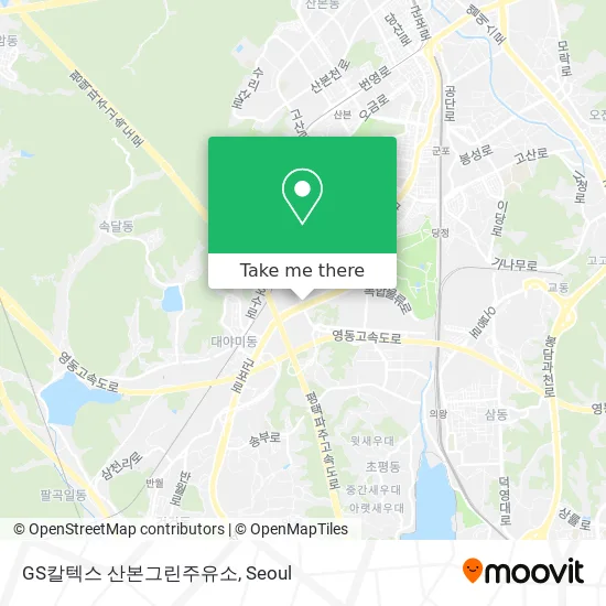 GS칼텍스 산본그린주유소 map