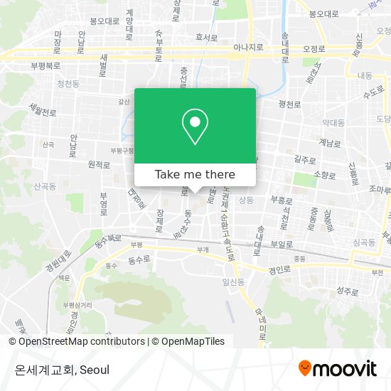 온세계교회 map