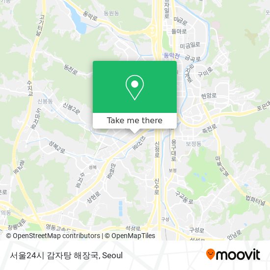 서울24시 감자탕 해장국 map
