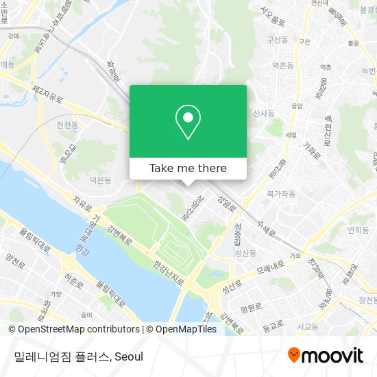 밀레니엄짐 플러스 map
