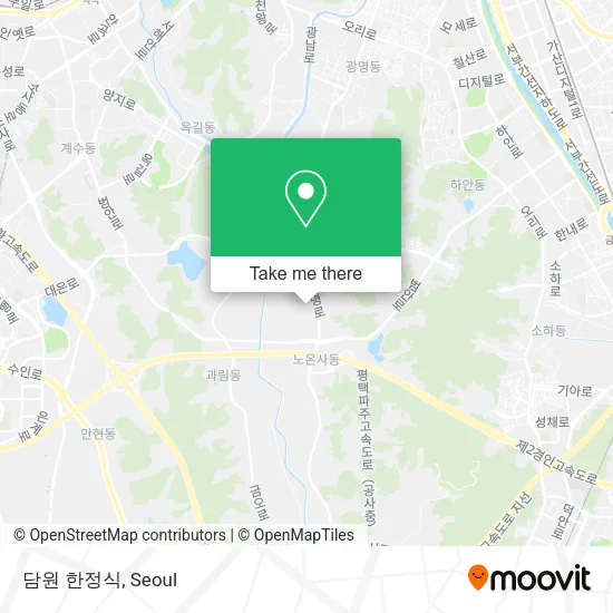담원 한정식 map