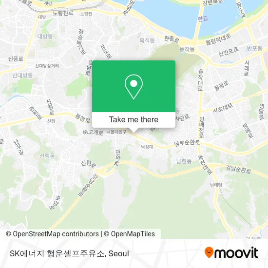 SK에너지 행운셀프주유소 map