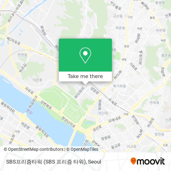 SBS프리즘타워 (SBS 프리즘 타워) map