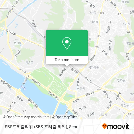 SBS프리즘타워 (SBS 프리즘 타워) map