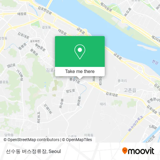 선수동 버스정류장 map