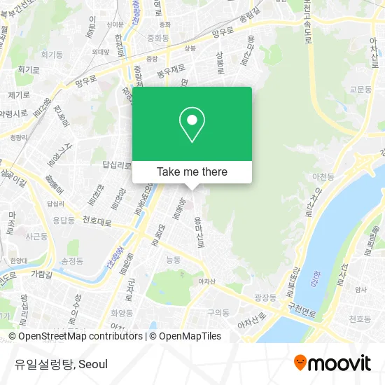 유일설렁탕 map