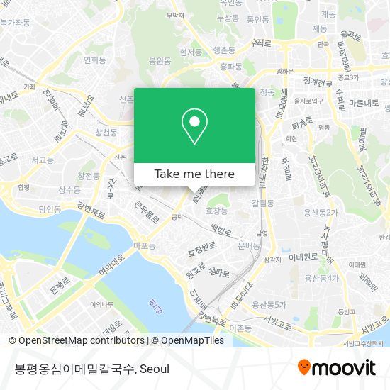 봉평옹심이메밀칼국수 map