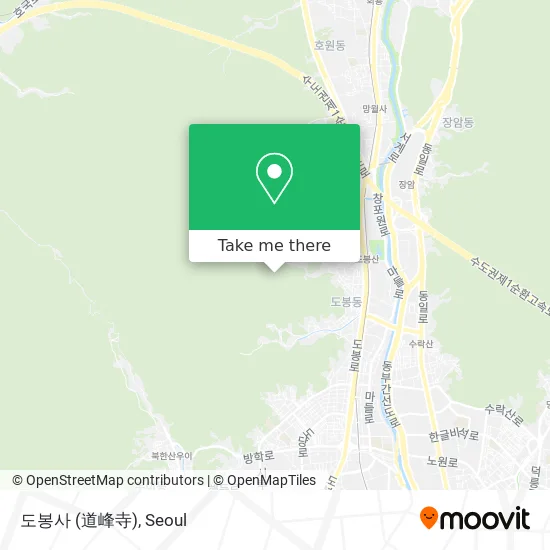 도봉사 (道峰寺) map